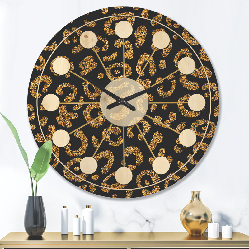 Horloge murale Mid-Century, Grand