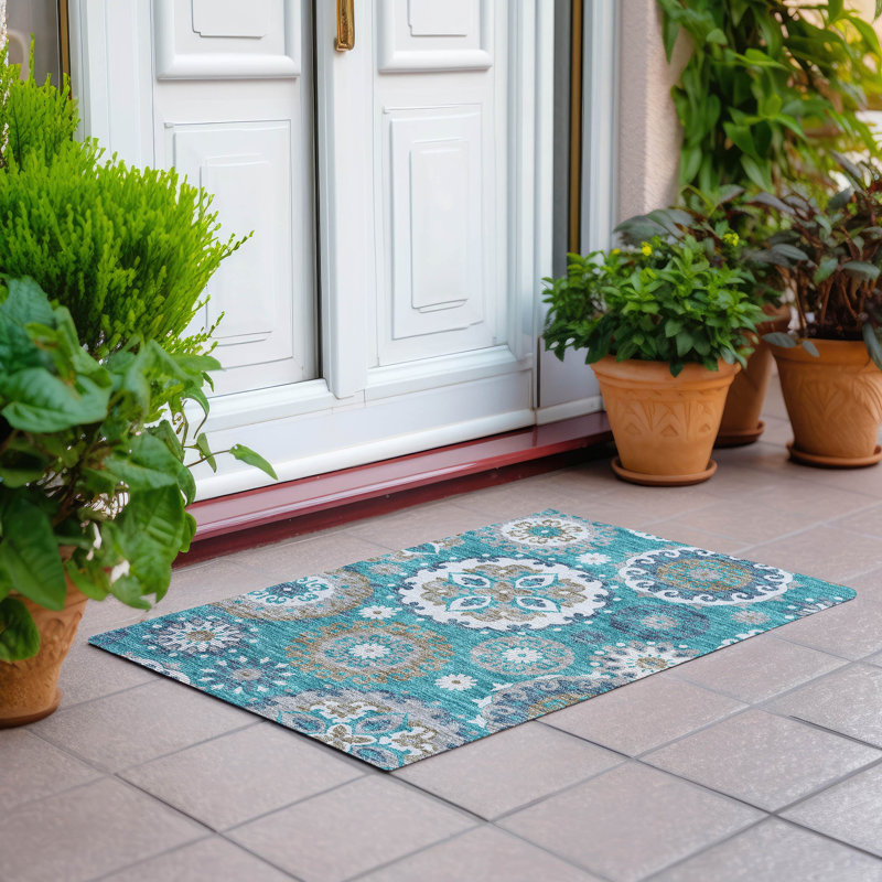  Tapis d'entrée / extérieur antidérapant Ferrand, Rectangle 1 pi 8 po x 2 pi 6 po
