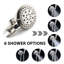 Classic High Pressure Single Handle 6-Spray Patterns Rain Shower Head With Handheld Shower (Valve Included)-122404528
