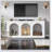 Stylish Arches Side Table,Entryway Table,Stable Console Table