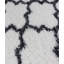 Tapis luxueux, blanc et anthracite | 100% polyester brillant, hauteur de poils de 1,97 po | Semelle en jute de coton durable, 400 000 points de fil | Conception à franges, nettoyage facile à l'aspirateur, décoration intérieure élégante-437329198