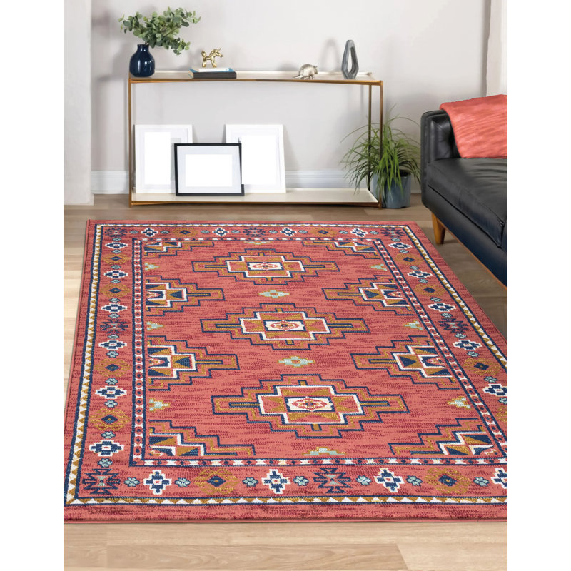 Chauvigny Aztec Area Rug, Rectangle 80 x 150cm