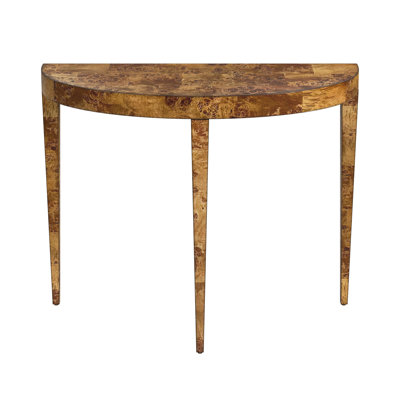 Ingrid Light Burl Console Table