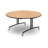 PHlip Palmer Hamilton 60'' Round Cafeteria Table with Metal Frame-50225235-50225236