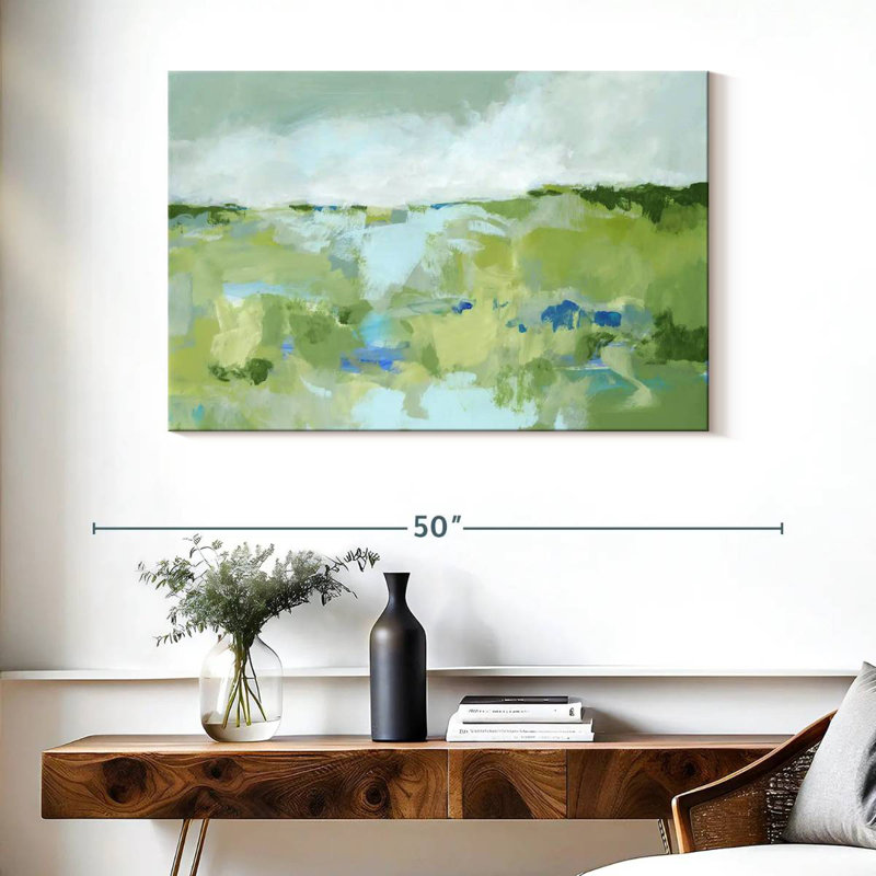 Avery Spring Green I, 26" H x 39" W