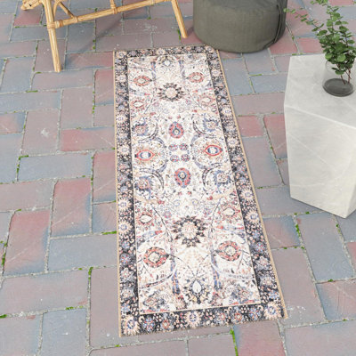 Mailen Performance Chenille Floral Indoor Rug