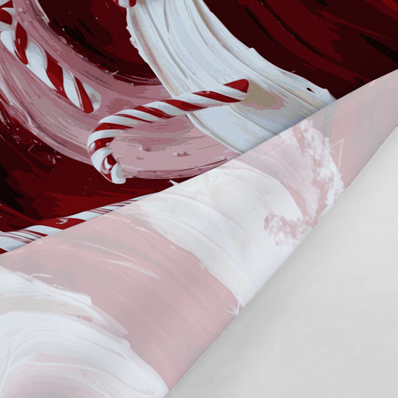 Tapisserie murale «Christmas Candy Canes», 88" x 104"