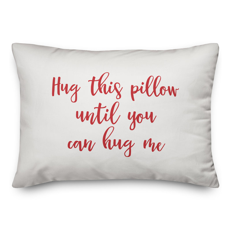 Throw Pillow, Red/White