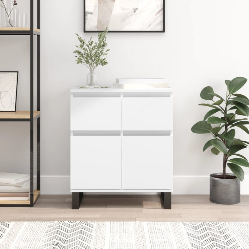 Ninh 60cm W 2 - Drawer Chest of Drawers, White
