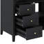 Meuble-lavabo autoportant de 36 pouces avec lavabo, armoire, 3 tiroirs et tablette réglable-1028390756