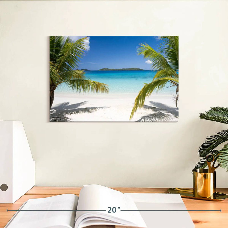 Gillard Pristine Caribbean Beach, H 8 po x l 12 po