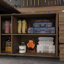 Armoire de garage avec établi réglable