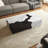 Creative rectangular marble end table-103284498