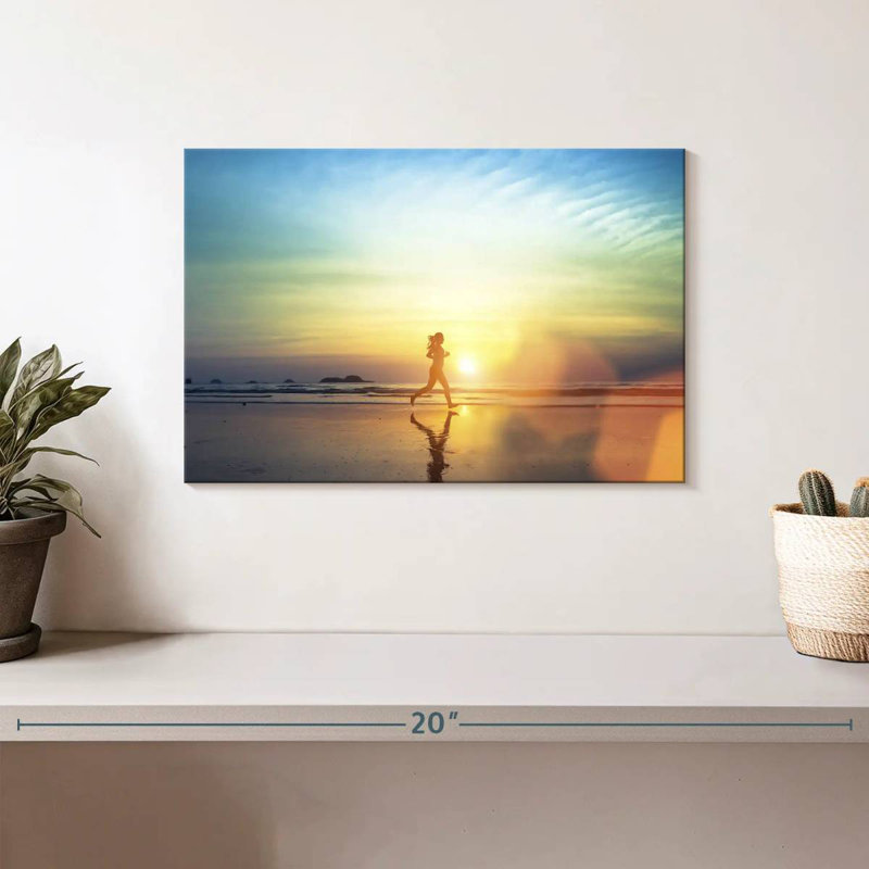 Sireci Sunset Running, 8" H x 12" W