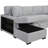 4 Pieces 108" Sleeper Sectional U Shaped Modular Sofa Bed With Storage Space-985757968