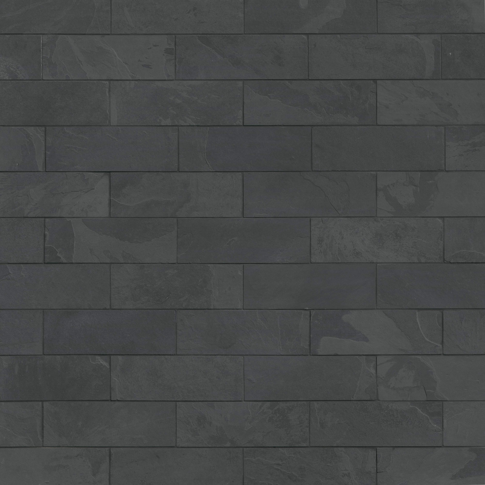 Camden 4 in. x 12 in. Gauged Slate Subway Floor and Wall Tile, Charcoal