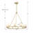 Rashana 10 - Light Dimmable Wagon Wheel Chandelier