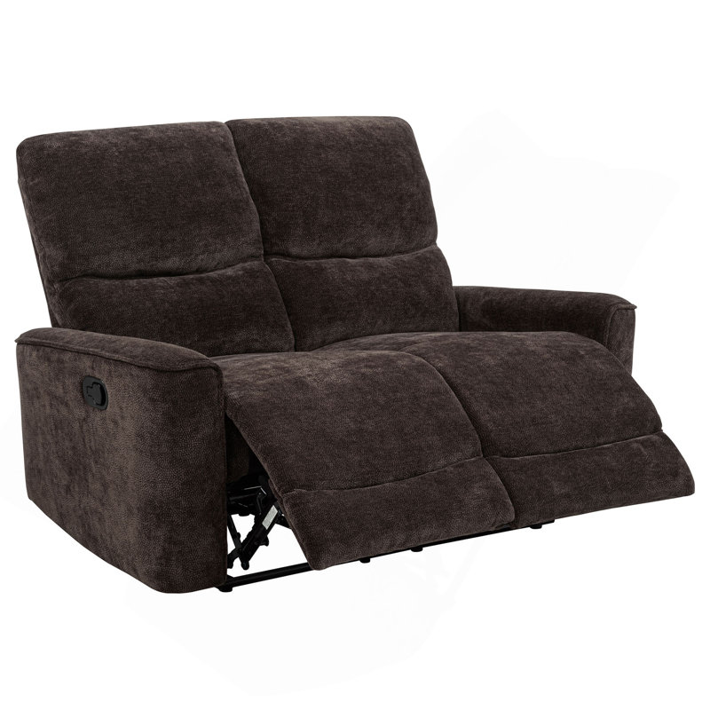 Causeuse inclinable Trask, Dark Brown Fabric