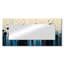 Vague noire et blanche, volcan rythmique II - art mural miroir décoratif-1059780330