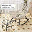 Chaise berçante décontractée Home-111685739-111685738