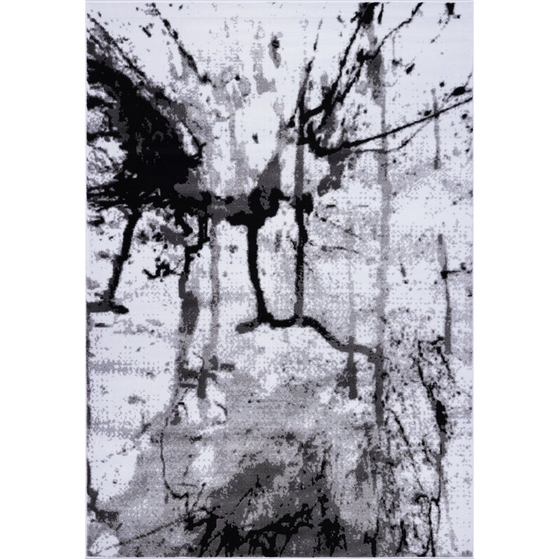 Willmar Abstract Indoor Rug, 2'7" x 9'10"