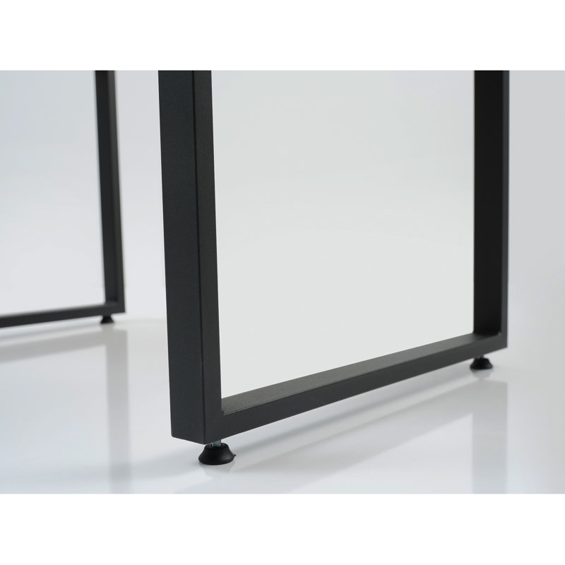 Table basse simple en bois massif Lothair, table de salon, table basse moderne