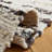 Ihechikara Hand Woven Wool/Cotton Striped Rug in Ivory/Dark Brown-2098482190