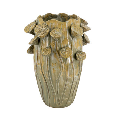 12X12X16" Reactive Glazed Vase