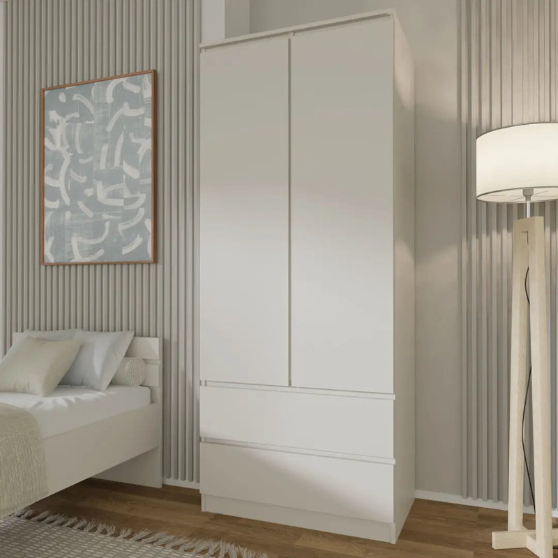 Bhatari Manufactured Wood Wardrobe, Cashmere