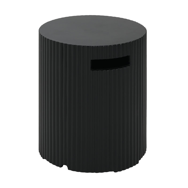 Cory Outdoor Magnesium Oxide Propane Tank Holder, Matte Black