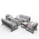 7 - Person Patio Conversation Sets with Cushions