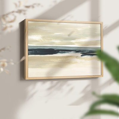 Sable et mer I - impression encadrée - réarmable