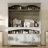 70.9" Rustic Gray TV Stand – Open Shelving, Double Cabinet Doors, Ideal For 65"-75" Tvs & Living Room Entertainment