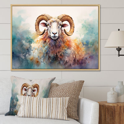 Reproduction d'art sur toile Wild Sheep I - Animals