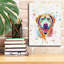 «Colorful Watercolor Labrador Retriever 5» par Furbaby Affiliates, art mural sur toile-383333873