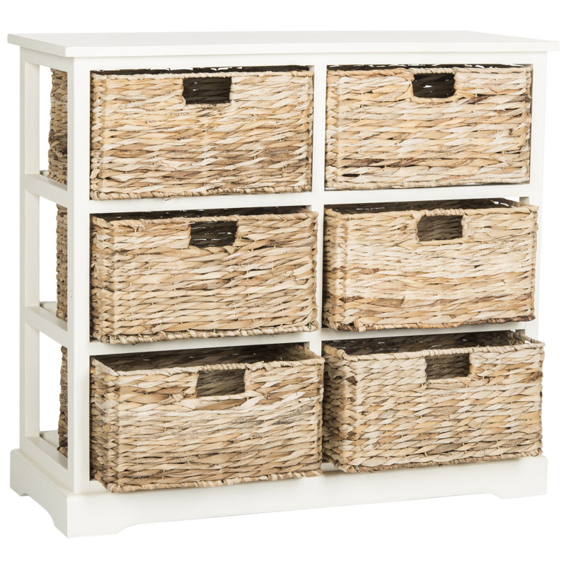 Painswick Solid Wood Accent Chest, Distressed White