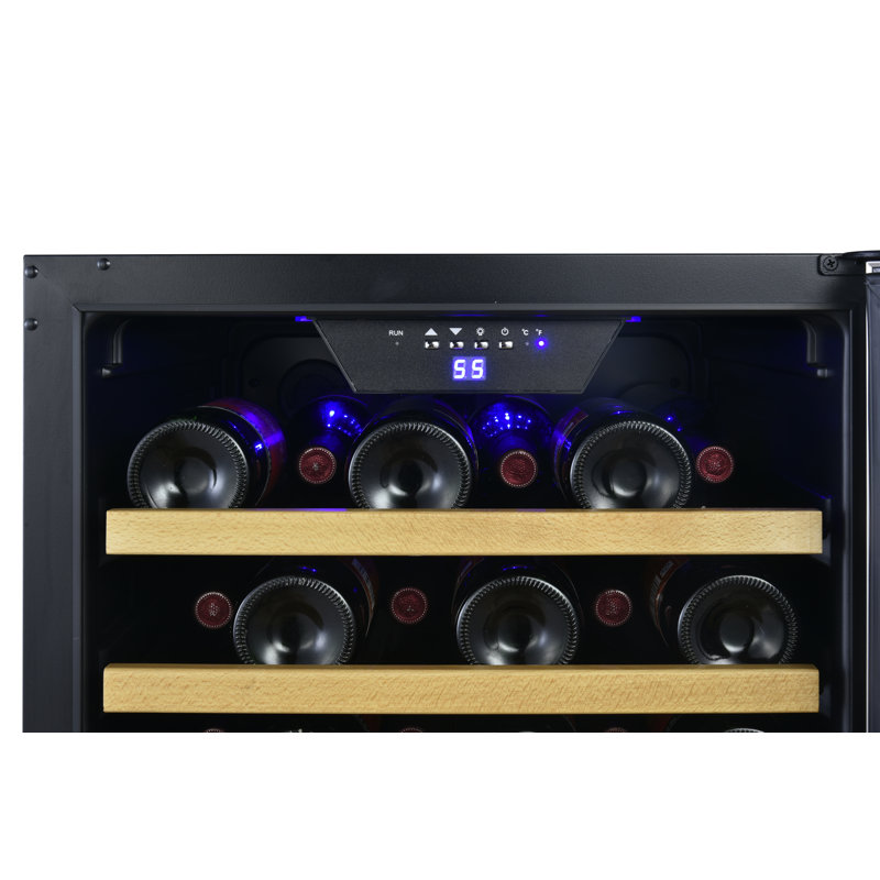EdgeStar Single Zone 19.375'' Freestanding 44 Bottle Wine Refrigerator with Reversible Door