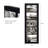 Morena Matte Black Solid + Manufactured Wood Picture Frame