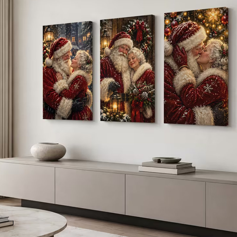 3 Piece Wrapped Canvas Wall Art, 40cm H x 30cm W