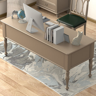 American style solid wood desk
