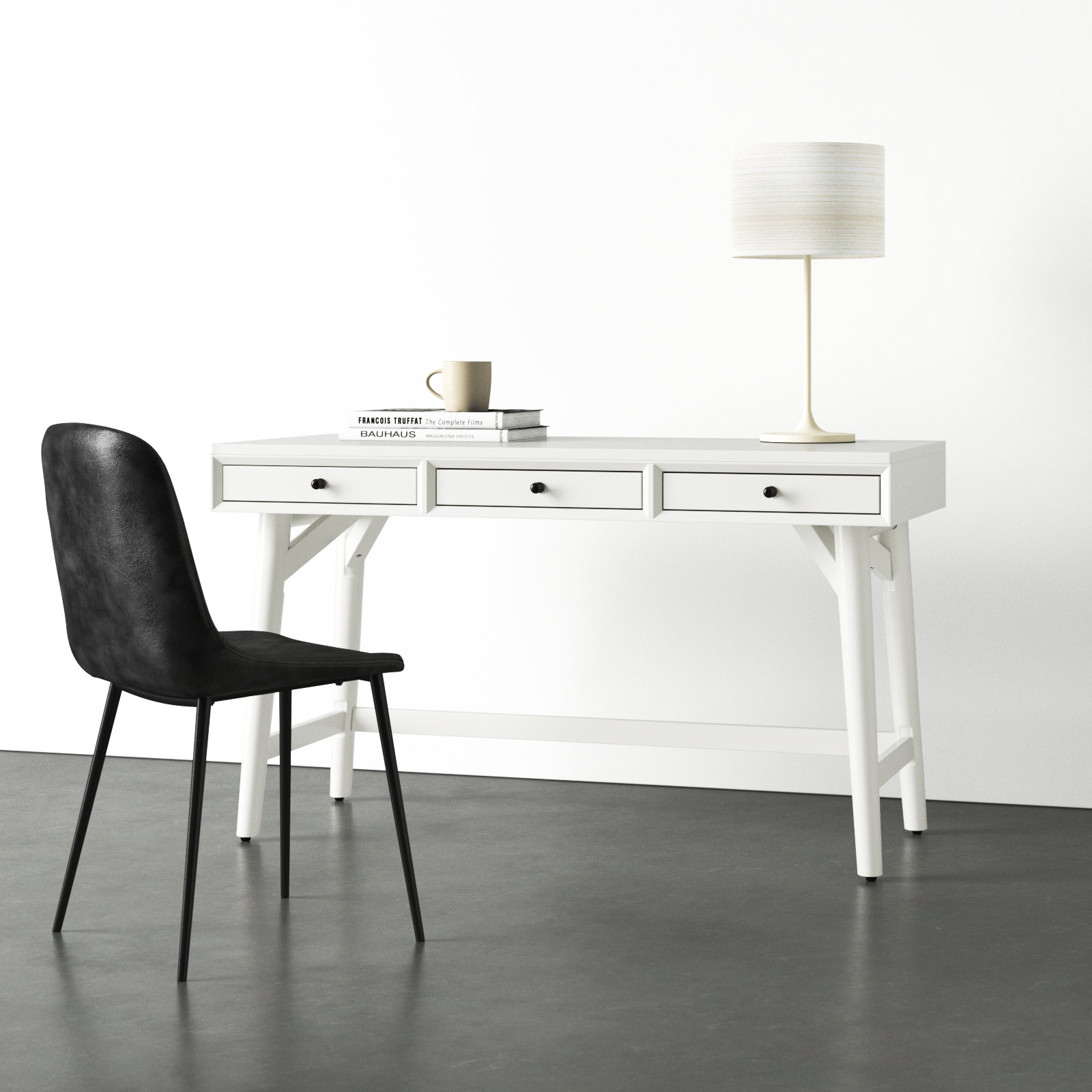 Williams 52" Writing Desk, White