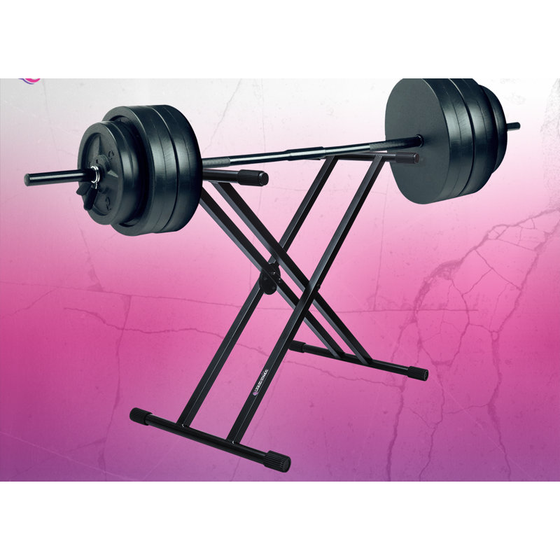 Support pour piano pliable robuste et ajustable de style X