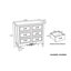 Commode d'appoint 6 tiroirs Raymer-2136566044
