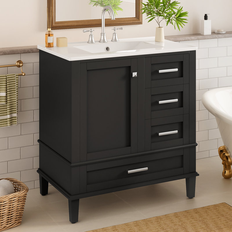 Freestanding Standard With Ceramic Top