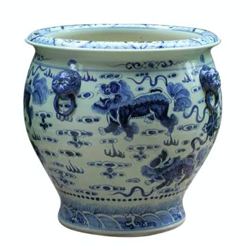 Round Ceramic Planter