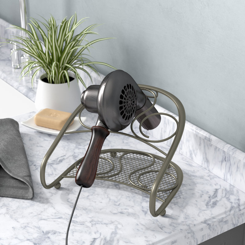 Support à outils de comptoir Winningham, Nickel satiné