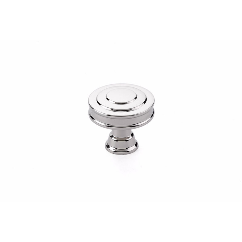 Emtek Glendon Cabinet Knob, Polished Nickel, 1.63''