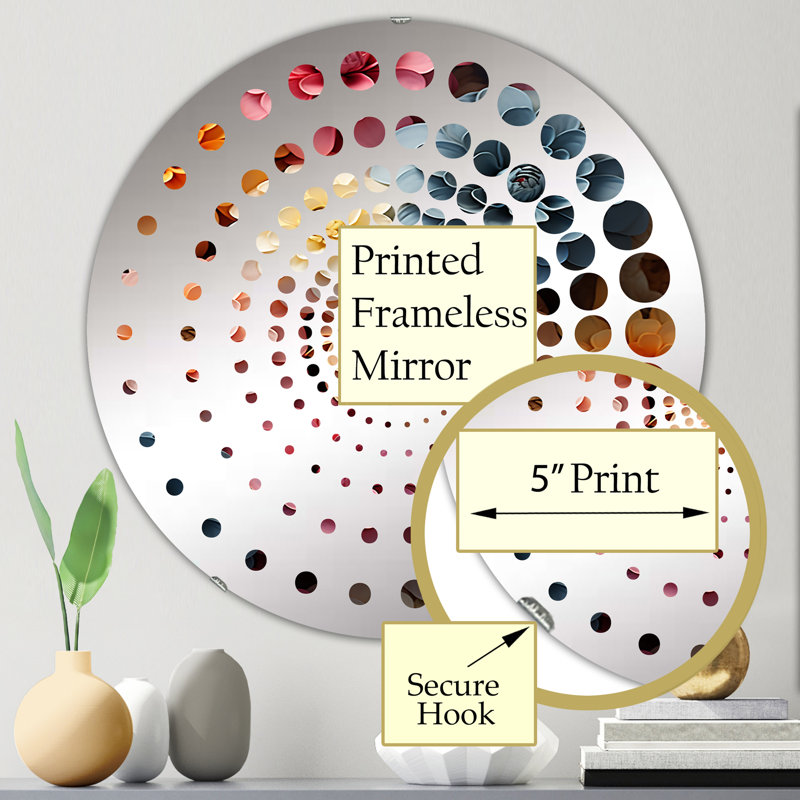 Circle Mirror, 23.6" x 23.6"