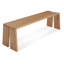 Amicable Solid Wood Dining Bench-15882474-15882475
