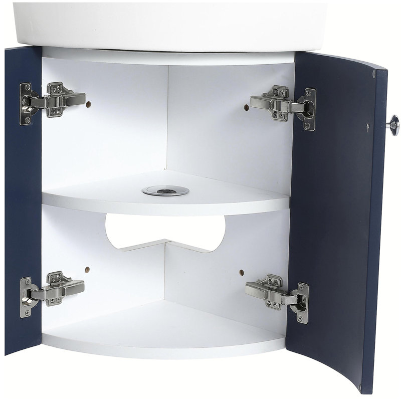 Ensemble de meuble-lavabo de coin en coin